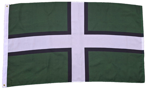 Devon county flag - county, heavy