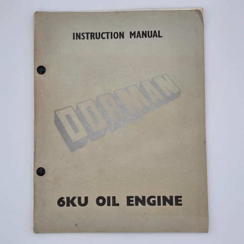 Dorman 6ku oil engine - dorman,