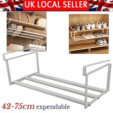 Hanging Under Shelf Storage Basket Expandable Under Cabinet Rack for Kitchen New