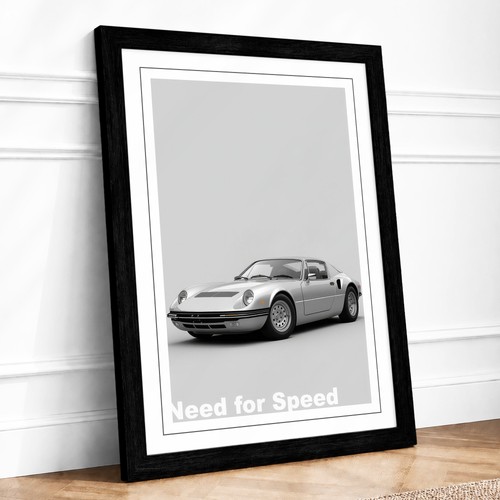 Need for speed retro framed - need,