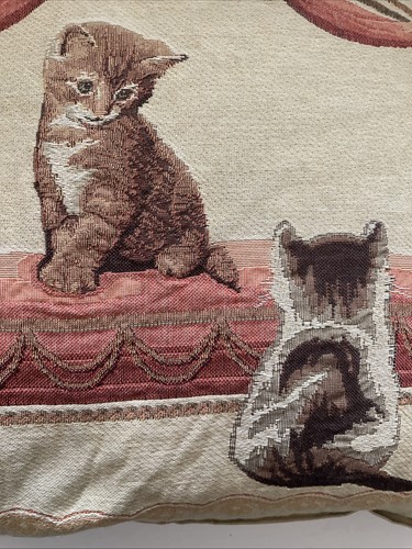 Vintage cat cushion - cat,