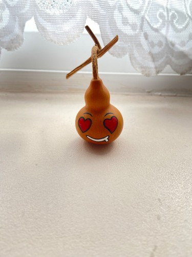 Cute painted lou gourd - painted, wu