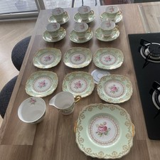 Vintage St Leonard St. Pottery of Burslem  tea set, Princess Pattern.
