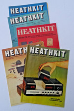 HEATHKIT Catalogues Vintage Electronic Kits Magazines Joblot 1970's x 5 (lotHK1)