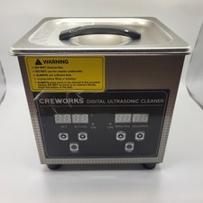 CREWORKS 1.2L Digital Ultrasonic Cleaner with Heater and Timer, 60W