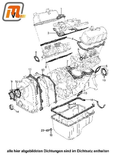 Matra 530 gasket set - , engine