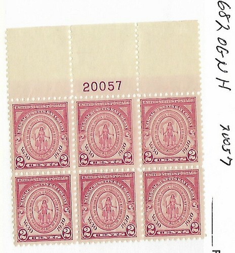Scott 682 plate - 20057,