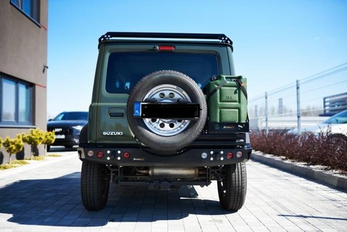 Rear steel bumper winch - steel, for