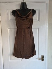 Motel Chocolate Brown Satin