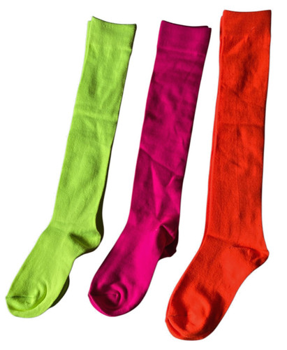 Pair girls neon socks - 6,