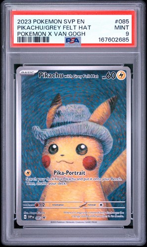 Mint psa pikachu with grey - mint,