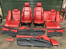 BMW 3 SERIES E92 RED LEATHER
