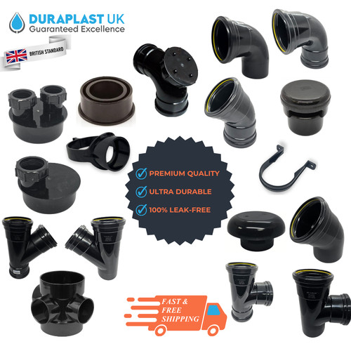 Push fit 110mm pipe - fittings, |