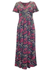 Ex-Seasalt MAXI Dress Sea Forest Maritime Chateaux NAVY Sizes 8 & 10