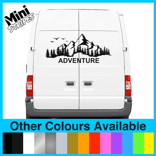 Mountain adventure camper van - mountain,
