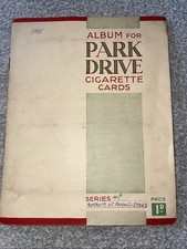 Album for PARK DRIVE Cigarette Cards.-Portraits of Famous -Stars 1935