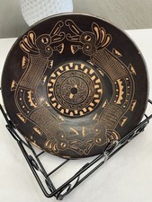 Signed Mexican Pottery Plate