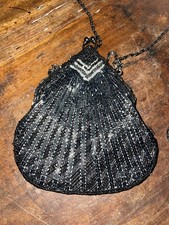 Sequin Clutch Bag with metal