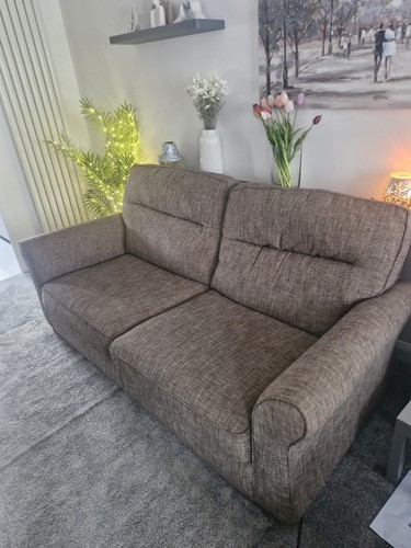 Brown fabric seater - brown,