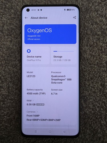 Oneplus pro 128gb - 9,