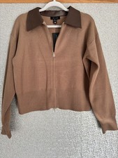 Ladies New Look Brown Zip