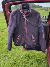 HKM Pro Team Padded Bomber Coat - Used And Faded