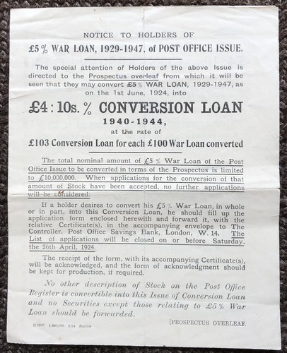 Antique conversion war - antique, loan