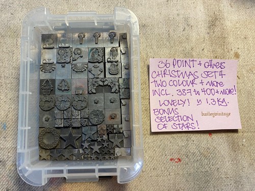 Letterpress single - 36,