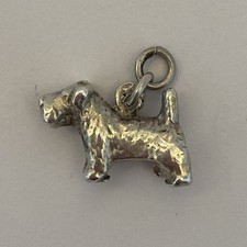 Vintage Sterling Silver Dog