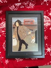 BERYL COOK  , Vintage Art Gallery Print  - Unique Gift , OOAK RARE DELUXE FRAMED