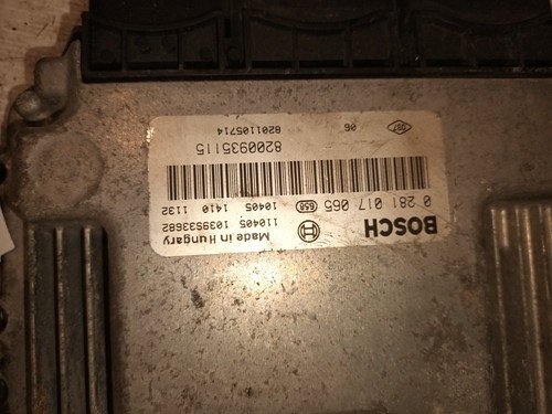 Renault traffic 1980 - traffic, ecu