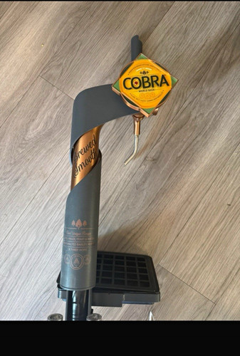 Cobra metal beer tap handle - cobra,
