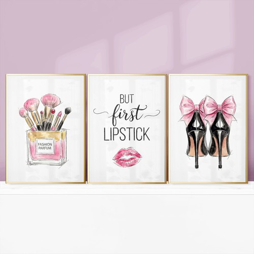 Fashion wall art beauty - wall,