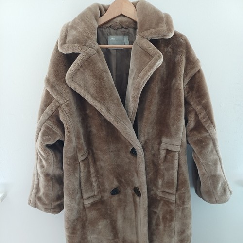 Asos faux fur coat size - coat, 10