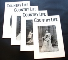 4 COUNTRY LIFE MAGAZINES