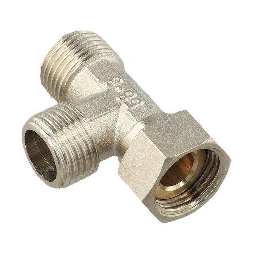 Brass way valve - brass, t