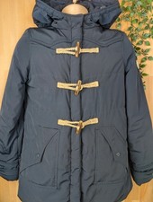 Replay navy parka with duffle coat toggles. Womens Small. DN1854