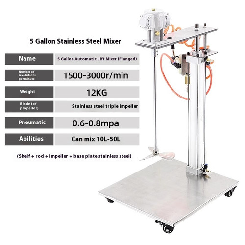 Gallons pneumatic blender - 5,