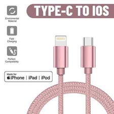 PD USB Type C to iPhone Fast Charger Cable for Apple iPhone 14 13 12 11 Pro Max