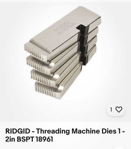 Ridgid threading machine - -,