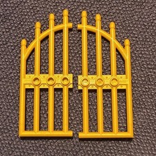 Lego Door 1 x 4 x 9 Arched Gate with Bars and Three stud 42448