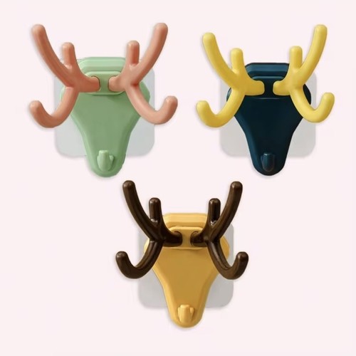 Pack antler adhesive wall - antler,