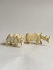 2 Vintage Faux Ivory Tusk