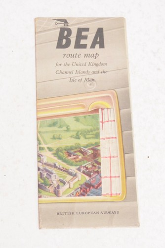 Airline route map bea - route, british
