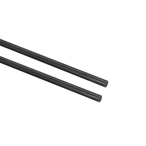 2pcs carbon fiber round rod - carbon,