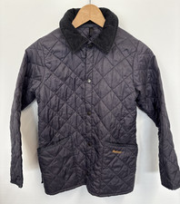 Barbour Children's Navy Blue Jacket Coat Size M 8-9 Years