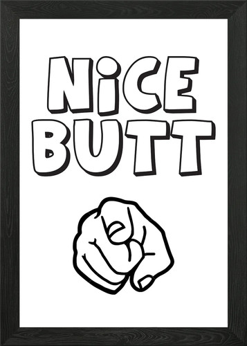 Funny bathroom nice butt - funny,