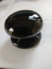 Porcelain Ceramic Kitchen Bedroom Cupboard Door Knobs 38mm Black