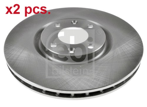 Pcs front brake disc rotos - x2,