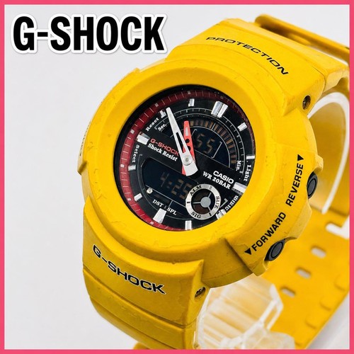 Casio shock 582e yellow - casio, aw-582e